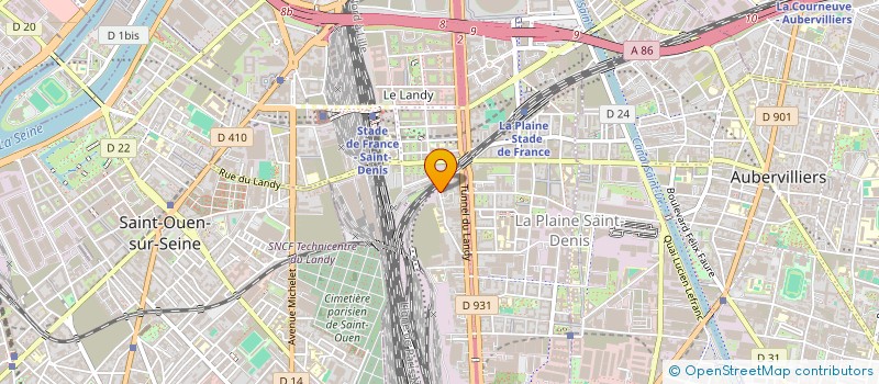 localisation de l'entreprise EXPERTS GROUPE ILE DE FRANCE  SAINT-DENIS