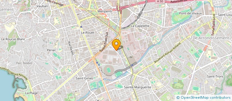 localisation de l'entreprise EXPERTS MULTISERVICES DU BATIMENT à MARSEILLE