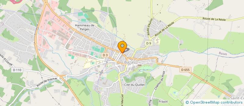 localisation de l'entreprise EXPERTS PARTENAIRES & CONSEILS  BAZAS