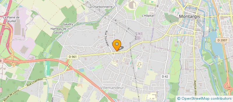 localisation de l'entreprise EXPERTS PARTENAIRES DU CENTRE (EPC)  VILLEMANDEUR