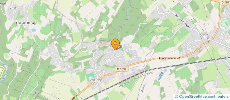 localisation de l'entreprise EXPERTS & PARTENAIRES INFORMATIQUE  VOUREY