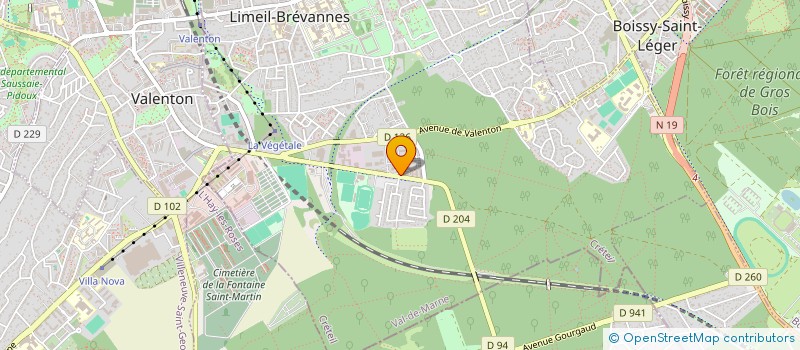 localisation de l'entreprise EXPERTS RENOV à LIMEIL-BREVANNES