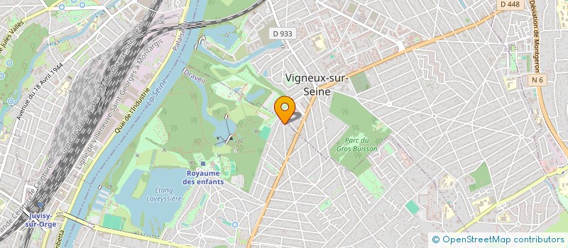 localisation de l'entreprise EXPERTS SINISTRES ENVIRONNEMENT à DRAVEIL