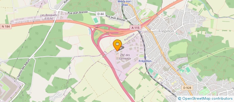 localisation de l'entreprise EXPERTS SOUDURE à FREPILLON