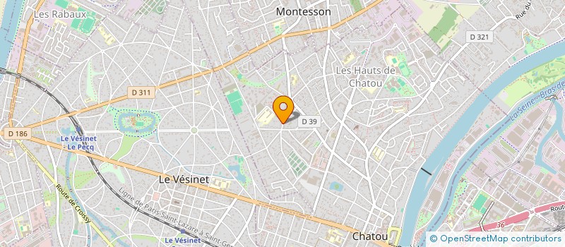 localisation de l'entreprise EXPERTUX  CHATOU