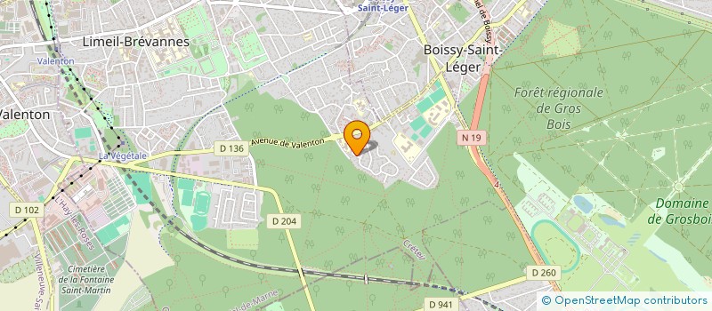 localisation de l'entreprise EXPERTVALE RH  LIMEIL-BREVANNES