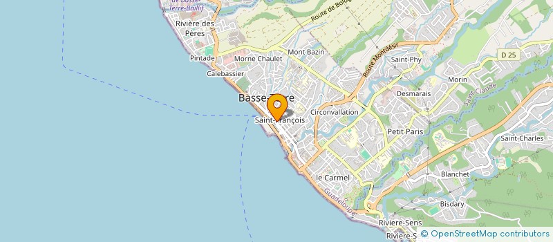 localisation de l'entreprise EXPERTYS BASSE-TERRE à BASSE-TERRE