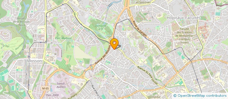 localisation de l'entreprise EXPERTYS IMMOBILIER PARIS à MONTPELLIER