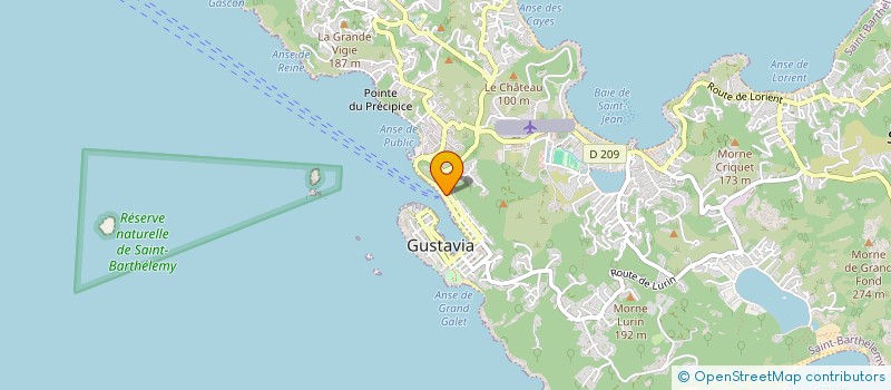 localisation de l'entreprise EXPERTYS SAINT BARTH à SAINT BARTHELEMY