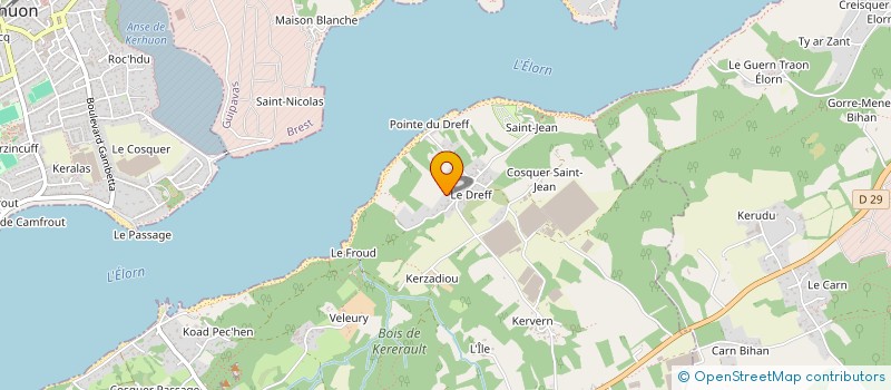 localisation de l'entreprise EXPERTYSCAN  PLOUGASTEL-DAOULAS