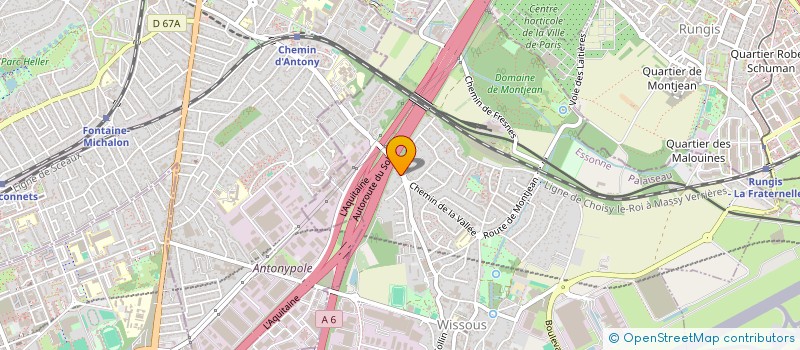 localisation de l'entreprise EXPERURBA à WISSOUS