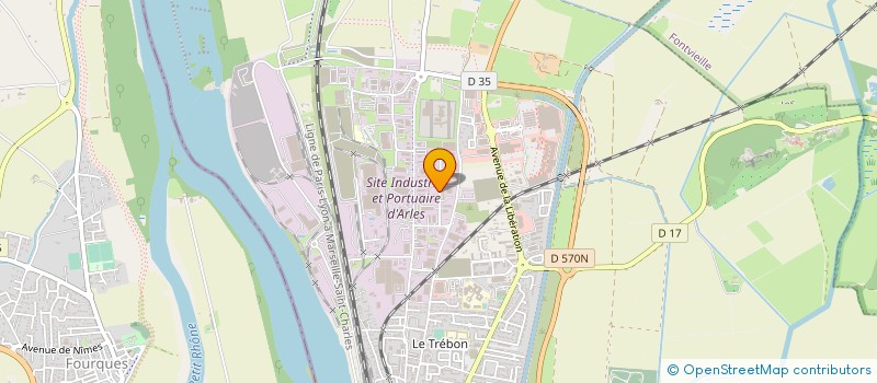 localisation de l'entreprise EXPESUD à ARLES