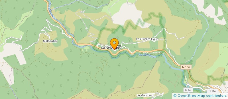 localisation de l'entreprise EXPL AGRI ELEVAGE MOULIERES  CASSAGNAS