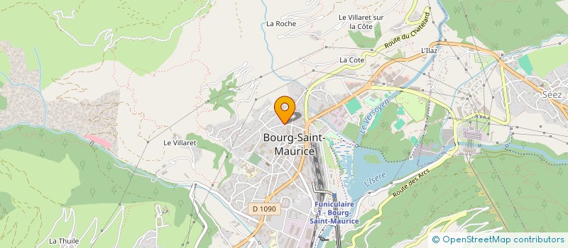 localisation de l'entreprise EXPL AGRICOLE DU CORMET RESPONSABILITE à BOURG-SAINT-MAURICE