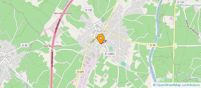 localisation de l'entreprise EXPL AGRICOLE VEZIAN à PAULHAN