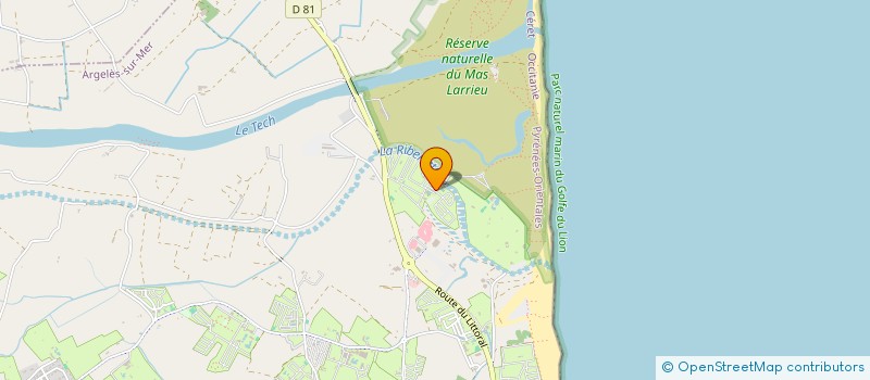 localisation de l'entreprise EXPL DU CAMPING EQUINOXE à ARGELES-SUR-MER