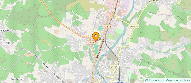 localisation de l'entreprise EXPL ELEVAGE DOMAI TROIS PECHS à LIMOUX