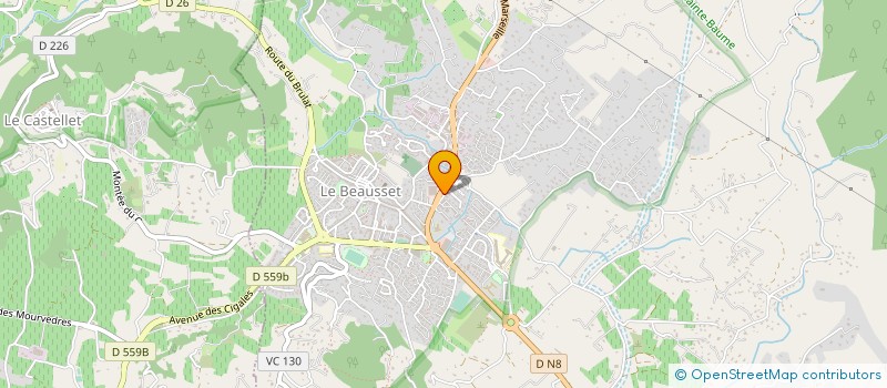 localisation de l'entreprise EXPL ETS MAISON JACOBY  LE BEAUSSET