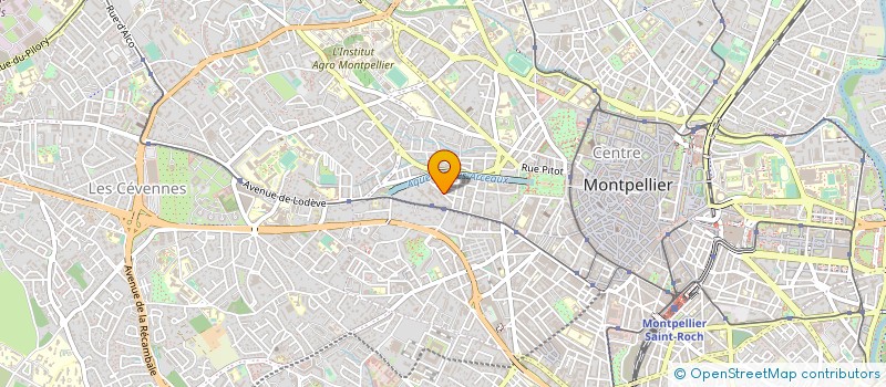 localisation de l'entreprise EXPL ETS VANAUD à MONTPELLIER