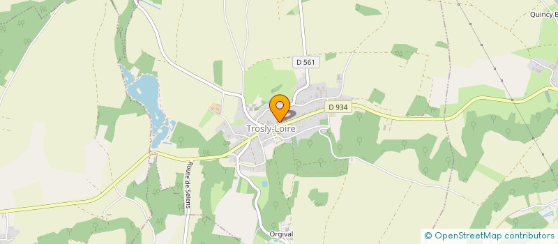 localisation de l'entreprise EXPL FORESTIERE POIRIER à TROSLY-LOIRE