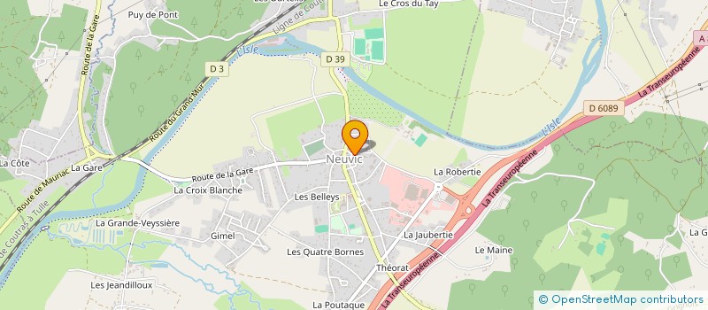 localisation de l'entreprise EXPL LES GALERIES NEUVICOISES à NEUVIC