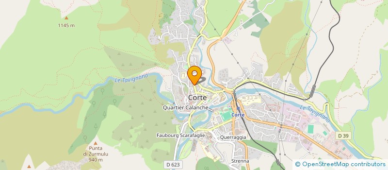 localisation de l'entreprise EXPL LIBRE SERVICE LUCCIANI à CORTE