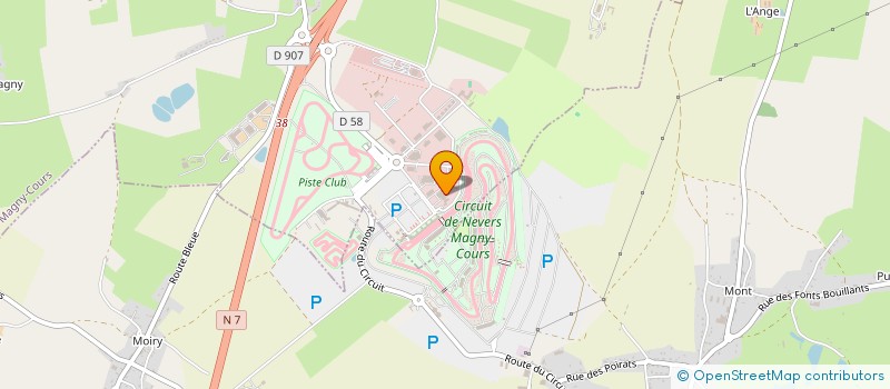 localisation de l'entreprise EXPLO MONOPLACES CONSTRUCTION CHASSIS à MAGNY-COURS