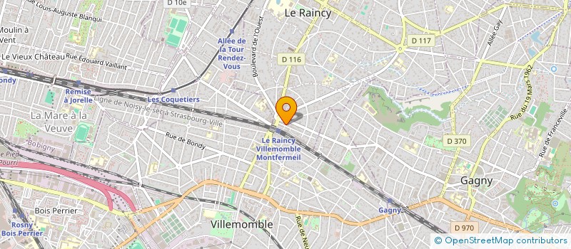 localisation de l'entreprise EXPLO'ROSES  LE RAINCY