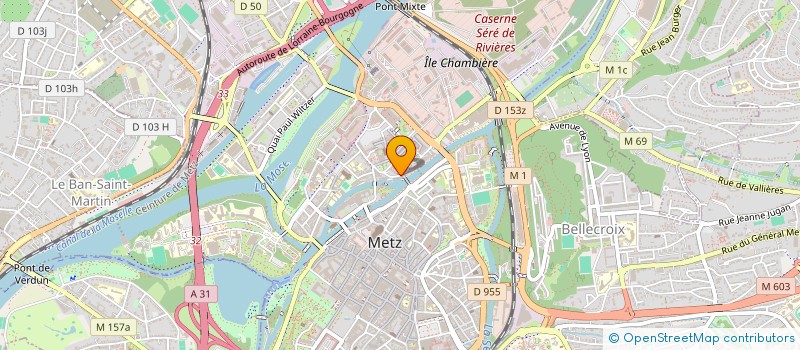 localisation de l'entreprise EXPLOI THERMIQUE INGENIERIE CLIMAT APPLI à METZ