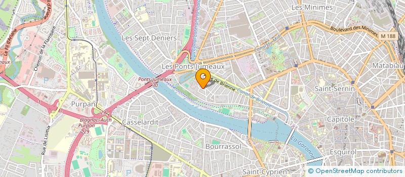 localisation de l'entreprise EXPLOIT BOUCHERIE J FORESTIER à TOULOUSE