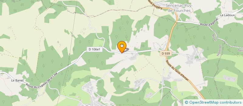 localisation de l'entreprise EXPLOIT CHATEAU DE LA COTE à BIRAS