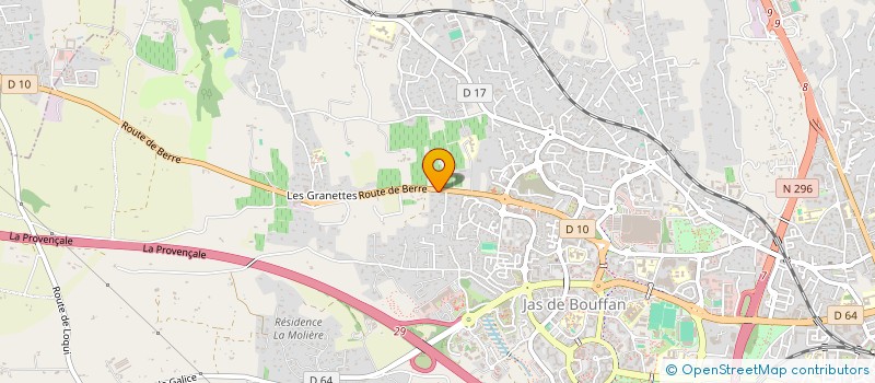 localisation de l'entreprise EXPLOIT DE LA MIROITERIE MODER à AIX-EN-PROVENCE