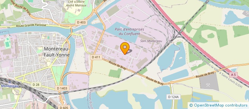 localisation de l'entreprise EXPLOIT DES ETABL MENDES S A à MONTEREAU-FAULT-YONNE