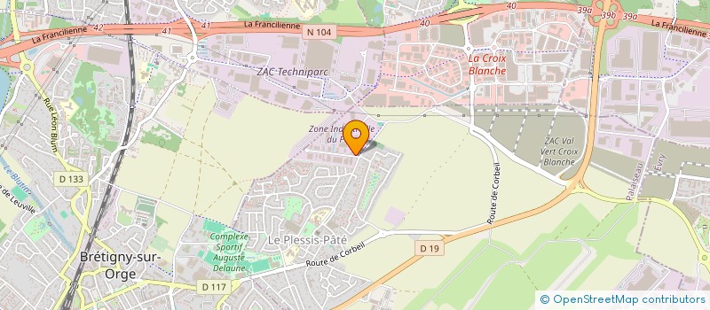 localisation de l'entreprise EXPLOIT DES ETS HUET à LE PLESSIS-PATE