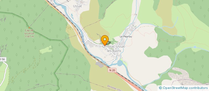 localisation de l'entreprise EXPLOIT ENTREP R AZUARA à ORNOLAC-USSAT-LES-BAINS