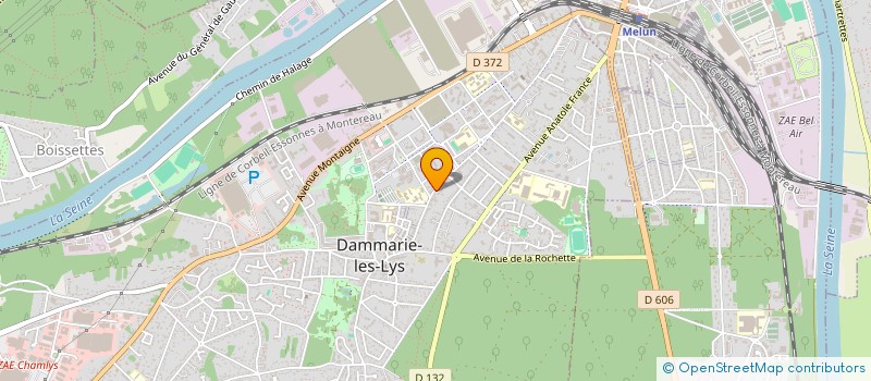 localisation de l'entreprise EXPLOIT ETABLISS TRAMECON à DAMMARIE-LES-LYS