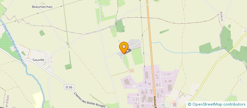 localisation de l'entreprise EXPLOIT ETABLISSEMENT LEVROUW  VERNEUIL D'AVRE ET D'ITON