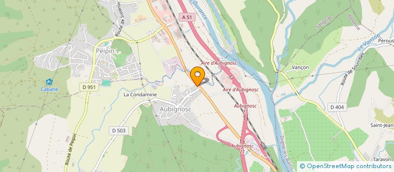 localisation de l'entreprise EXPLOIT FOREST GIRARD & LATIL  NOYERS-SUR-JABRON