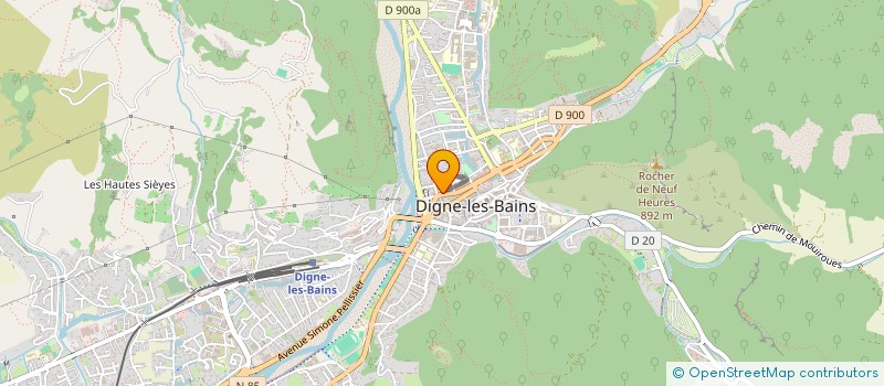localisation de l'entreprise EXPLOIT LABORATOIRE TAMPINET à DIGNE-LES-BAINS