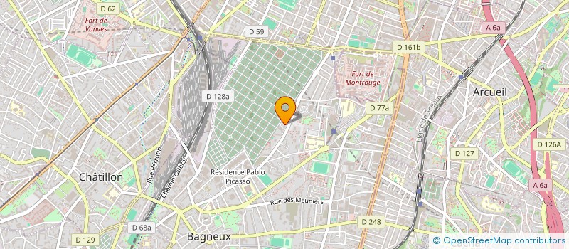 localisation de l'entreprise EXPLOIT TRAV ELECTR BERTHAUT à BAGNEUX