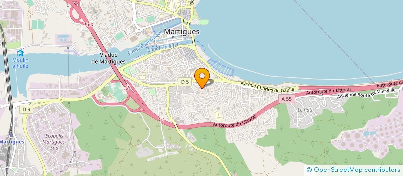 localisation de l'entreprise EXPLOIT TRPTS ENTREPR GONTERO à MARTIGUES