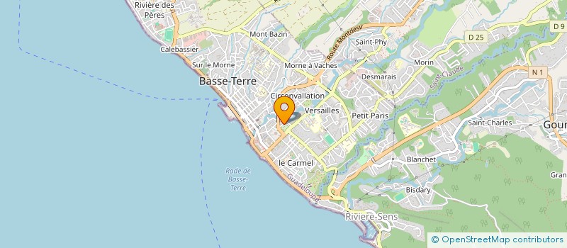 localisation de l'entreprise EXPLOITA CLINIQUE ST PIERRE à BASSE-TERRE