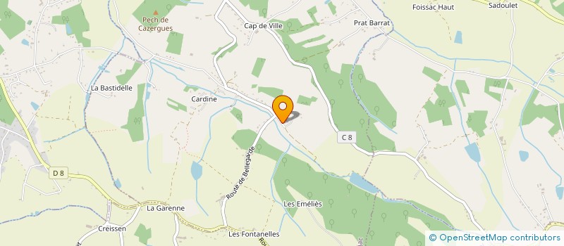 localisation de l'entreprise EXPLOITAT AGRICOLE ALBANOUS  GENEBRIERES