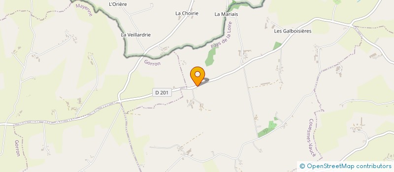 localisation de l'entreprise EXPLOITATION A RESPONSABILITE LIMITEE LE POUSSIN PIOU PIOU à COUESMES-VAUCE