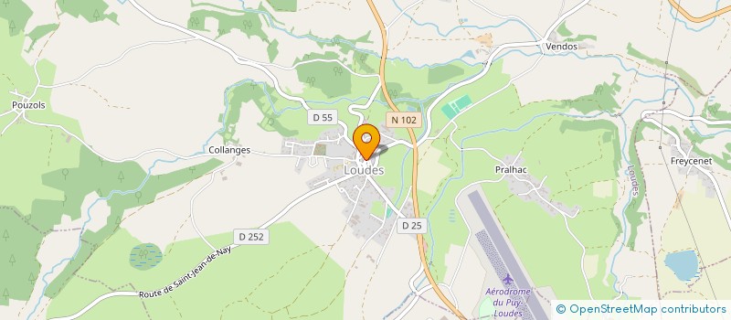 localisation de l'entreprise EXPLOITATION AGRICOLE A REPONSABILITE LIMITEE DES EMBRUNS à CHASPUZAC