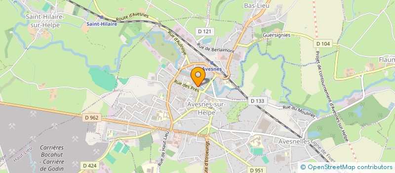 localisation de l'entreprise EXPLOITATION AGRICOLE A RESPONSABILIT LIMITEE DU CHATEAU GAILLARD à SAINT-HILAIRE-SUR-HELPE