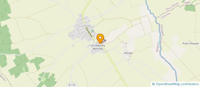 localisation de l'entreprise EXPLOITATION AGRICOLE A RESPONSABILITE DU BOIS CAMBERT à LOUBILLE