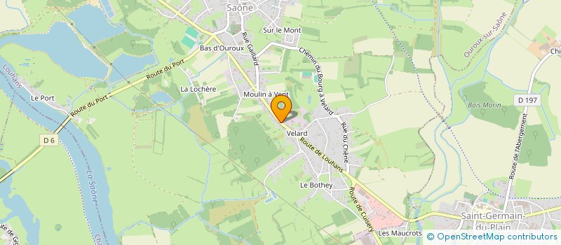 localisation de l'entreprise EXPLOITATION AGRICOLE A RESPONSABILITE DU GRAND LIMON à SAINT-GERMAIN-DU-PLAIN