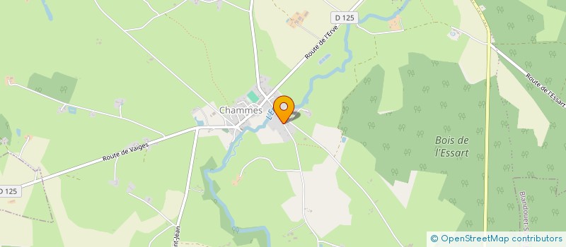 localisation de l'entreprise EXPLOITATION AGRICOLE A RESPONSABILITE LIMITEE ATHENA JSE  BLANDOUET-SAINT JEAN