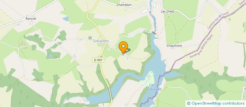 localisation de l'entreprise EXPLOITATION AGRICOLE A RESPONSABILITE LIMITEE AUJOULET DENIS  SIDIAILLES